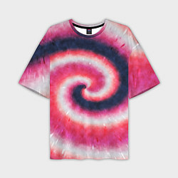 Мужская футболка оверсайз Tie-Dye дизайн