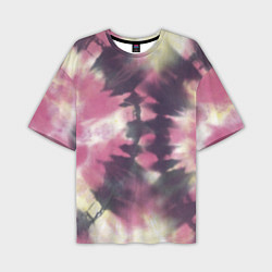 Футболка оверсайз мужская Tie-Dye дизайн, цвет: 3D-принт