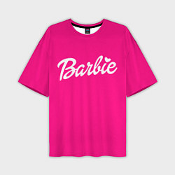 Футболка оверсайз мужская Барби розовая, цвет: 3D-принт