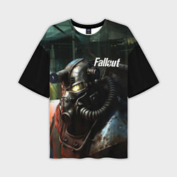 Футболка оверсайз мужская Fallout dark style, цвет: 3D-принт
