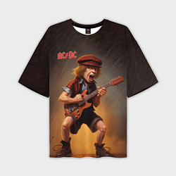 Мужская футболка оверсайз ACDC art