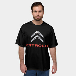 Футболка оверсайз мужская Citroen auto sports, цвет: 3D-принт — фото 2