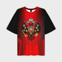 Мужская футболка оверсайз Символика имперской россии