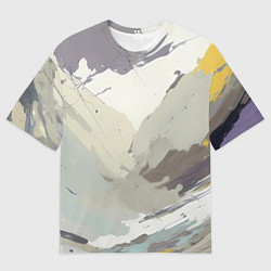 Мужская футболка оверсайз Цвета прованса