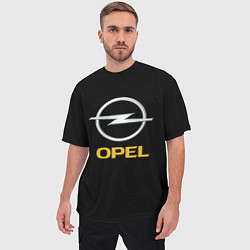 Футболка оверсайз мужская Opel sport car, цвет: 3D-принт — фото 2