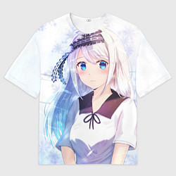 Футболка оверсайз мужская Kaguya-sama wa Kokurasetai Кей Широгане, цвет: 3D-принт