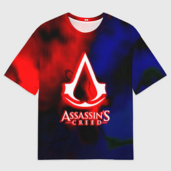 Мужская футболка оверсайз Assassins Creed fire