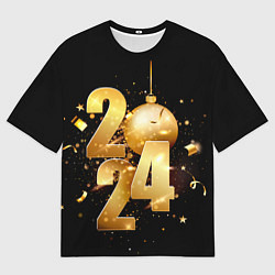 Мужская футболка оверсайз Новый 2024 год