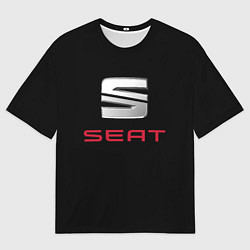Футболка оверсайз мужская Seat auto, цвет: 3D-принт