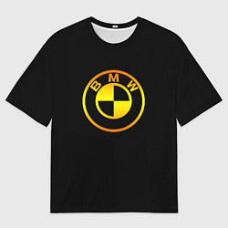 Футболка оверсайз мужская Bmw sport gradient, цвет: 3D-принт