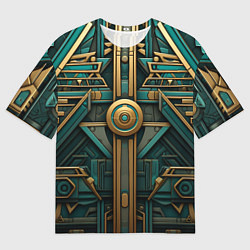 Футболка оверсайз мужская Орнамент в египетском стиле, цвет: 3D-принт
