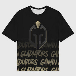 Мужская футболка оверсайз Gaimin Gladiators style