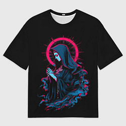 Футболка оверсайз мужская Мрачная монахиня, цвет: 3D-принт