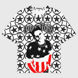 Футболка оверсайз мужская The Prodigy Keith Flint firestarter, цвет: 3D-принт