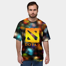 Футболка оверсайз мужская Dota allgame, цвет: 3D-принт — фото 2