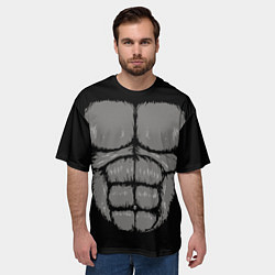 Футболка оверсайз мужская Торс кинг конга, цвет: 3D-принт — фото 2