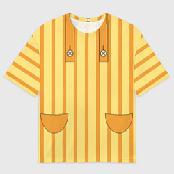 Футболка оверсайз мужская Фартук кота Юкичи, цвет: 3D-принт