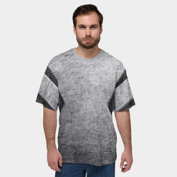 Футболка оверсайз мужская Стальная болванка, цвет: 3D-принт — фото 2
