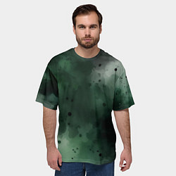 Футболка оверсайз мужская Акварелика, цвет: 3D-принт — фото 2