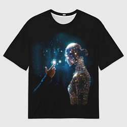 Футболка оверсайз мужская Создание АИ, цвет: 3D-принт