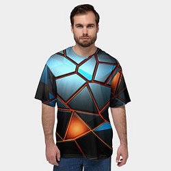Футболка оверсайз мужская Прорыв в пространстве, цвет: 3D-принт — фото 2