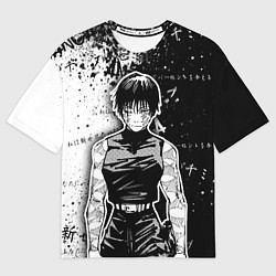 Футболка оверсайз мужская Маки Зенин из Jujutsu kaisen, цвет: 3D-принт