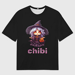 Футболка оверсайз мужская Чиби ведьма, цвет: 3D-принт