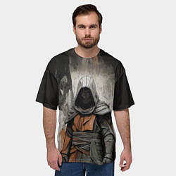 Футболка оверсайз мужская Ассасин в тени, цвет: 3D-принт — фото 2