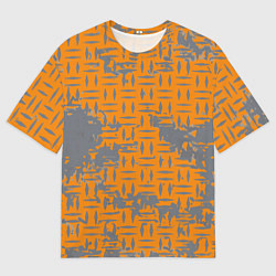 Мужская футболка оверсайз Старый металл