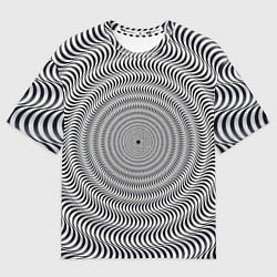 Футболка оверсайз мужская Optical illusion, цвет: 3D-принт