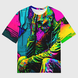 Мужская футболка оверсайз Одиночество