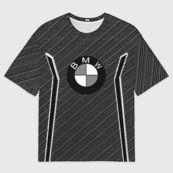 Мужская футболка оверсайз BMW carbon sport