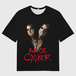 Футболка оверсайз мужская Alice Cooper paranormal, цвет: 3D-принт