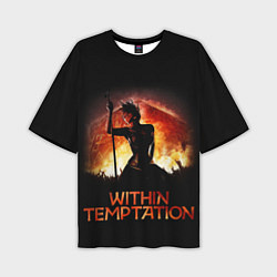 Футболка оверсайз мужская Within Temptation Sharon, цвет: 3D-принт