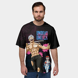 Футболка оверсайз мужская Undead Unluck - Fuuko and Andy, цвет: 3D-принт — фото 2