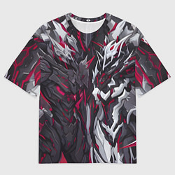 Мужская футболка оверсайз Адская броня