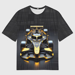 Футболка оверсайз мужская Футуристичный болид, цвет: 3D-принт