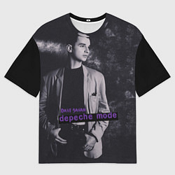 Футболка оверсайз мужская Depeche Mode Dave Gahan noir2, цвет: 3D-принт
