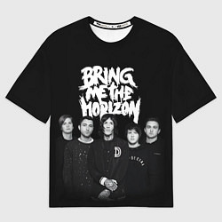Мужская футболка оверсайз Bring me the horizon - group
