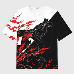 Футболка оверсайз мужская Tokyo Dragon, цвет: 3D-принт