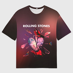 Футболка оверсайз мужская Hackney diamonds - Rolling Stones, цвет: 3D-принт