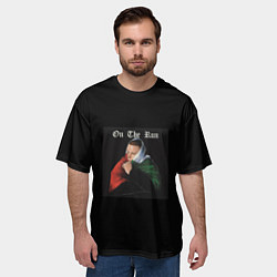 Футболка оверсайз мужская Alblak 52 - On the run, цвет: 3D-принт — фото 2