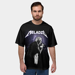 Футболка оверсайз мужская Meladze - Metallica, цвет: 3D-принт — фото 2