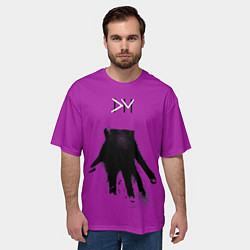 Футболка оверсайз мужская Depeche Mode DM musical, цвет: 3D-принт — фото 2