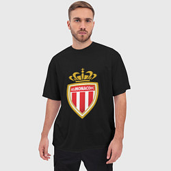 Футболка оверсайз мужская Monaco fc, цвет: 3D-принт — фото 2
