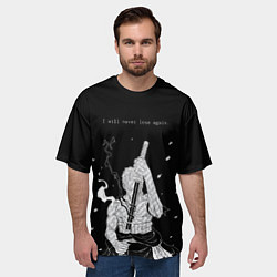 Футболка оверсайз мужская Я не проиграю - Зоро, цвет: 3D-принт — фото 2