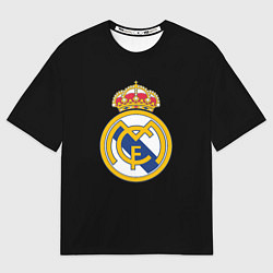 Футболка оверсайз мужская Real madrid fc club, цвет: 3D-принт