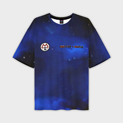 Футболка оверсайз мужская Metro 2033 космос, цвет: 3D-принт