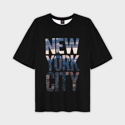 Мужская футболка оверсайз New York City - USA
