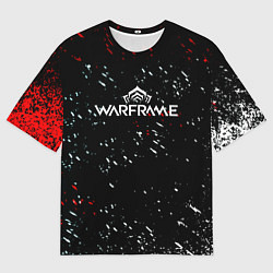 Футболка оверсайз мужская Warframe краски пали текстура, цвет: 3D-принт